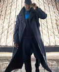Lupin S01 Assane Black Long Coat
