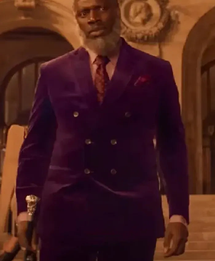 Lupin S03 Assane Purple Suit