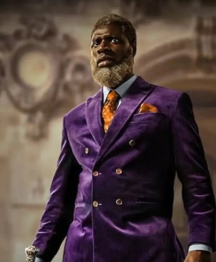 Lupin S03 Assane Purple Suit