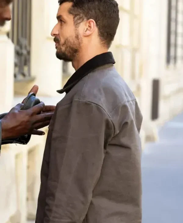 Lupin S03 Youssef Guedira Grey Jacket