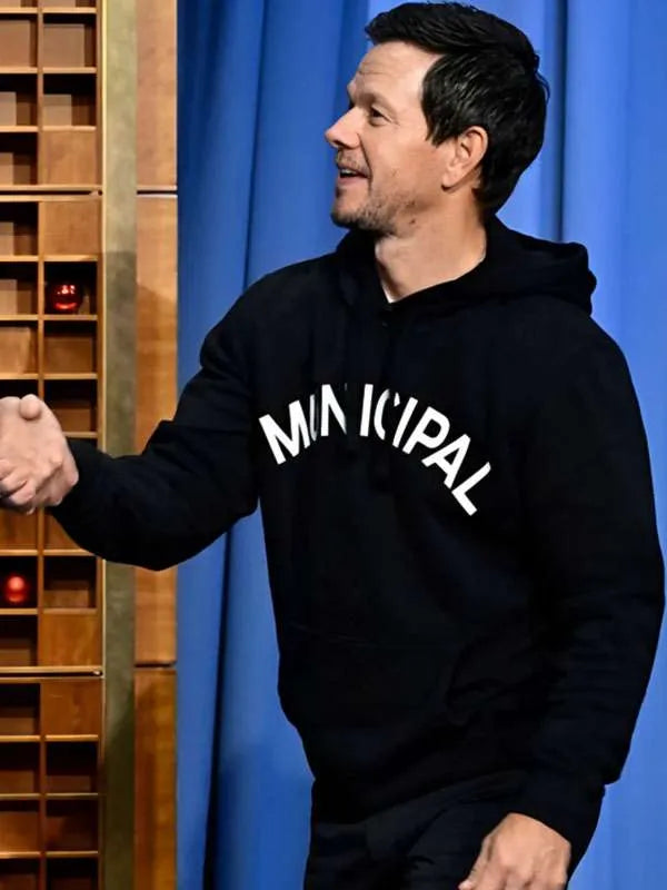 Mark Wahlberg The Tonight Show Black Hoodie