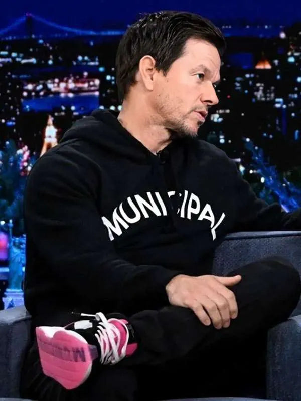 Mark Wahlberg The Tonight Show Black Hoodie