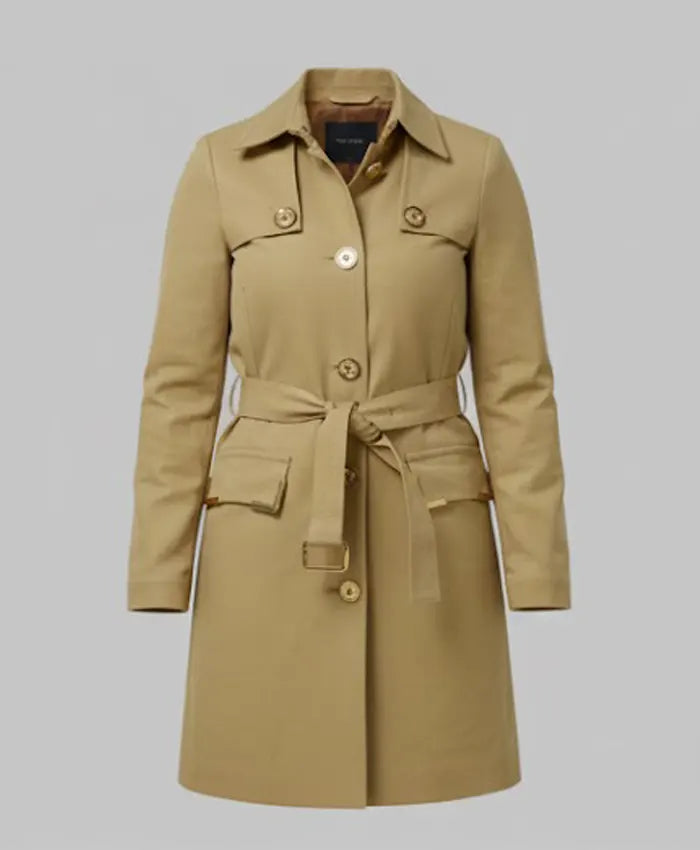 Maxxed Out S01 Leah Collins Beige Coat