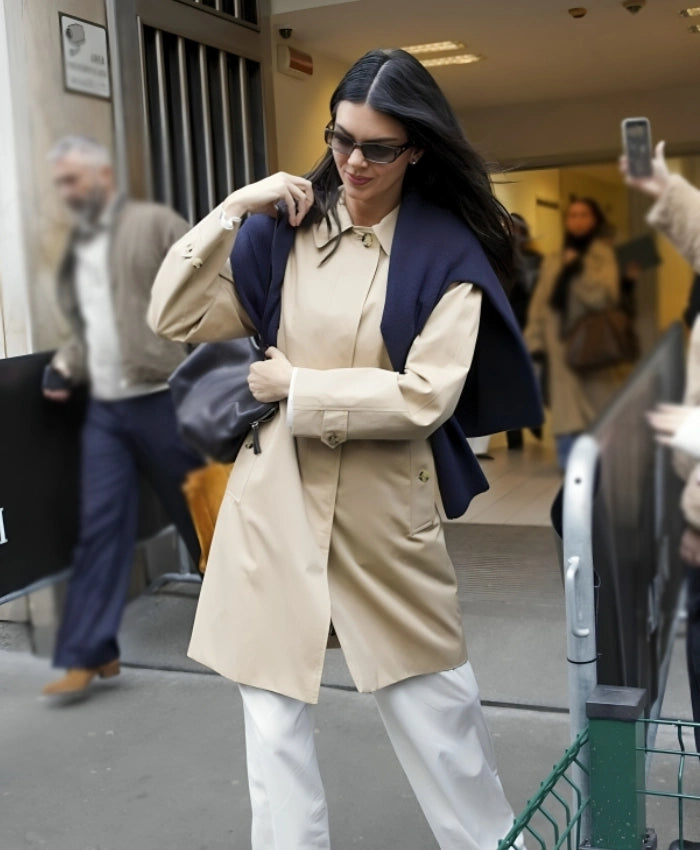 Kendall Jenner Milan 2026 Car Coat