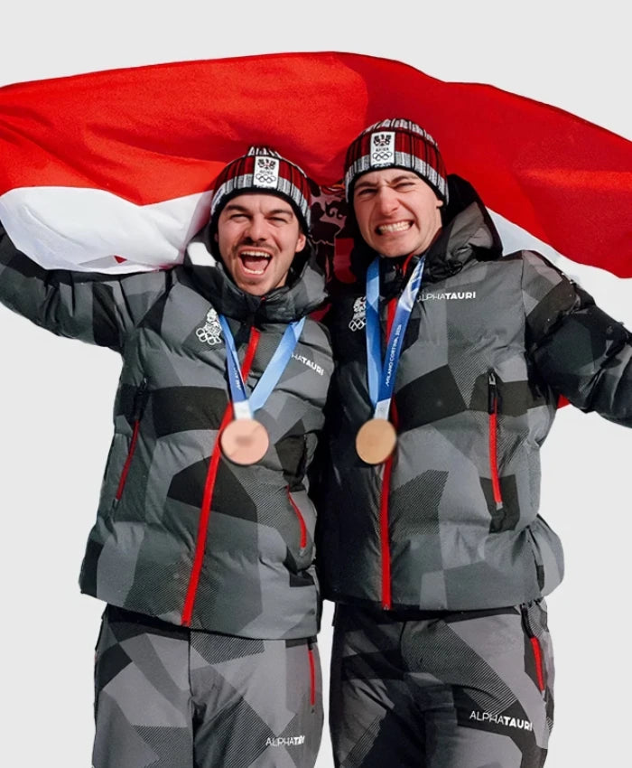 Milano Cortina 2026 Team Austria Grey Jacket