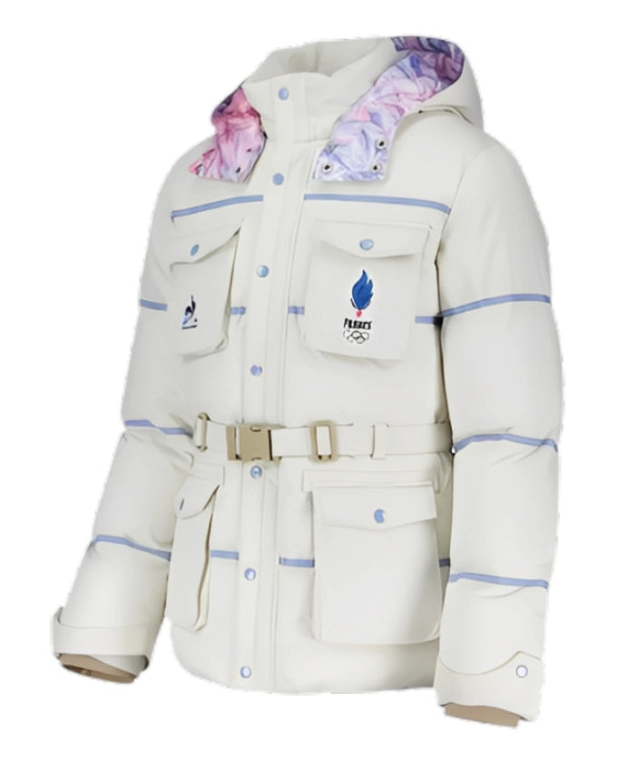Team France Winter Olympics 2026 White Jacket