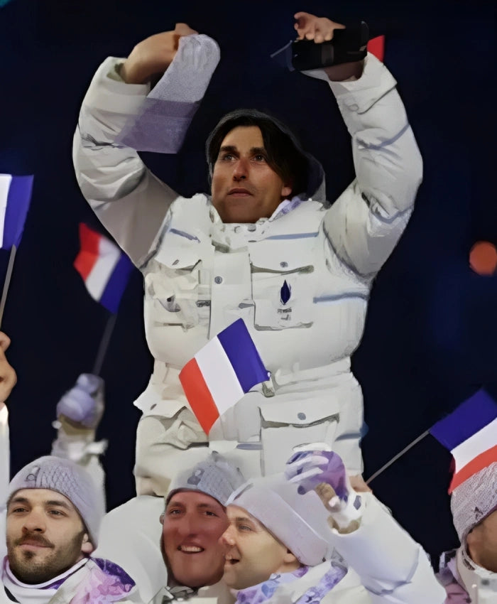Team France Winter Olympics 2026 White Jacket