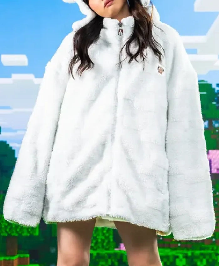 Very Cool x Minecraft Sheep Sherpa Fleece Jacket