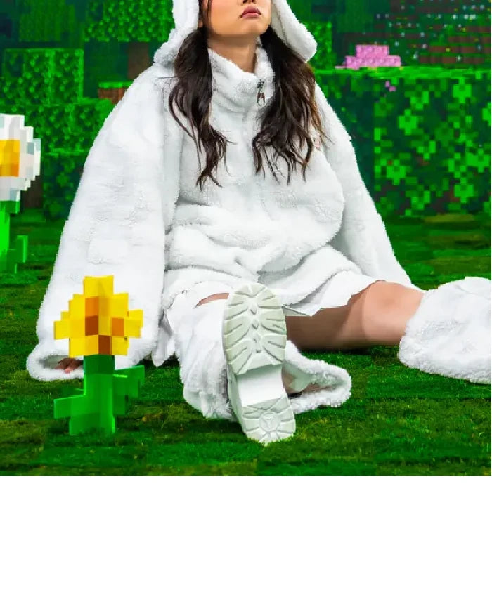 Very Cool x Minecraft Sheep Sherpa Fleece Jacket