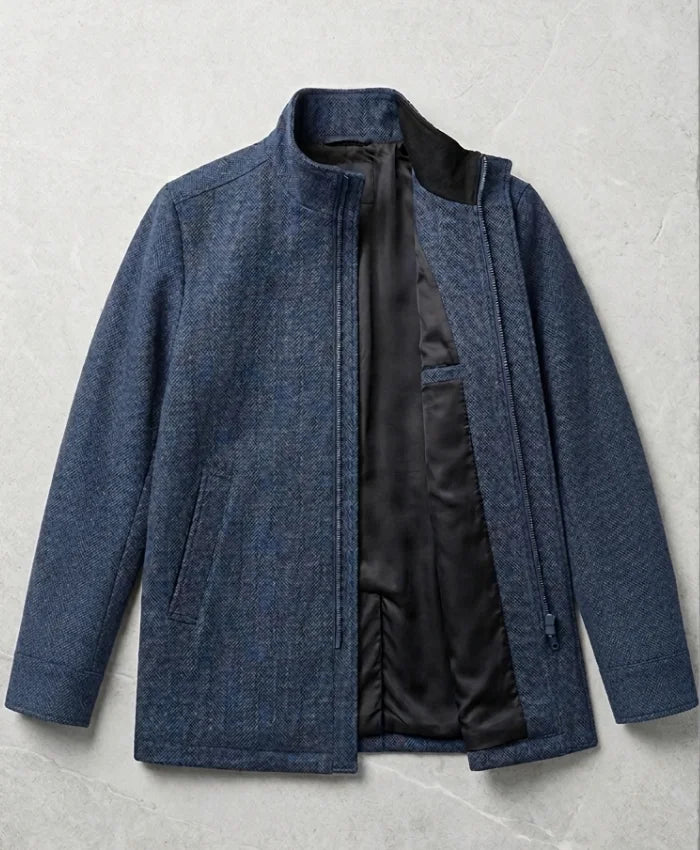 NBA YoungBoy Blue Wool Coat