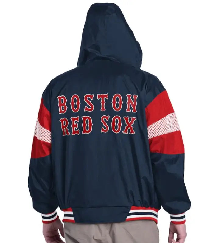 Navy/Red Boston Red Sox Legacy Lightweight Hooded Jacket