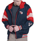 Navy/Red Cleveland Guardians Legacy Lightweight Hooded Jacket