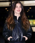Camila Morrone NYC 2026 Leather Jacket