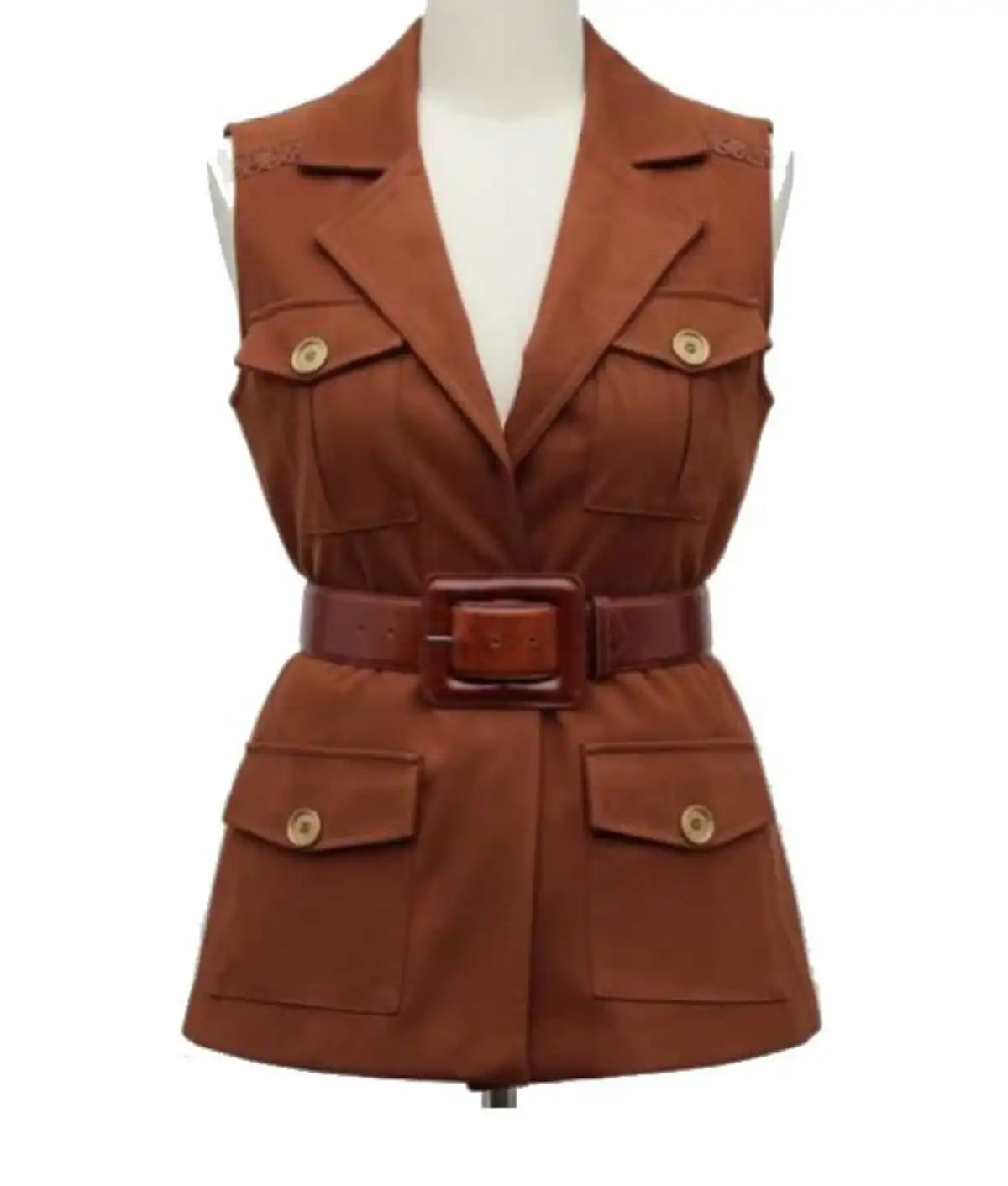 Brittany Snow The Beast in Me S01 Suede Vest