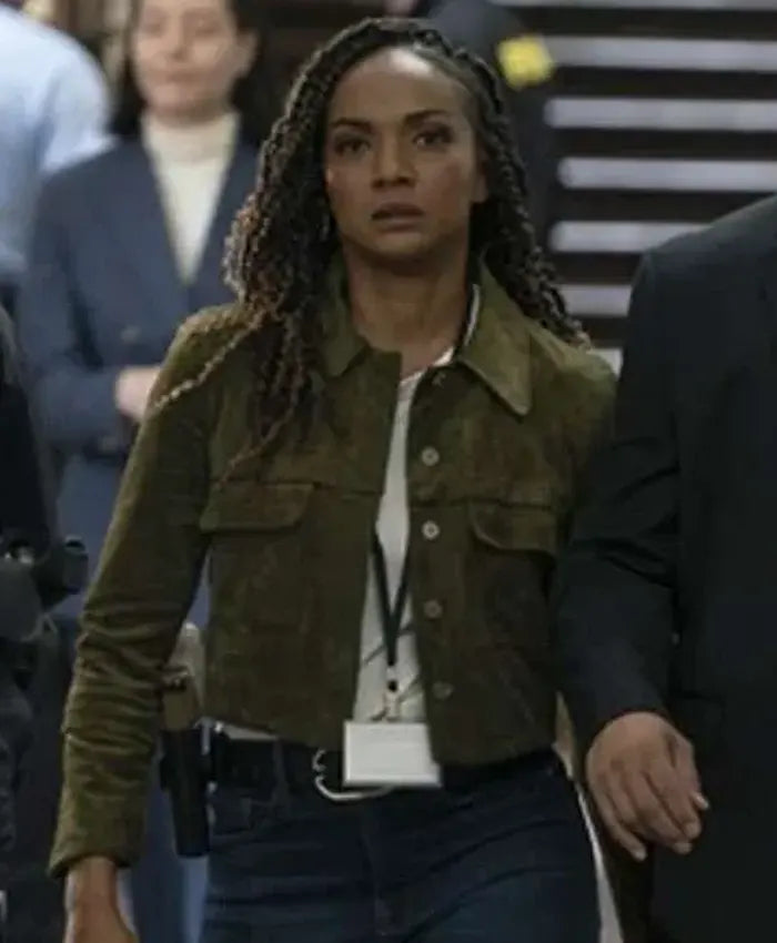 The Rookie S08 Mekia Cox Green Suede Jacket