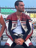One Fast Move 2024 K.J. Apa Racer Leather Jacket