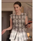 Only Murders in the Building S5 Selena Gomez Plaid Vest