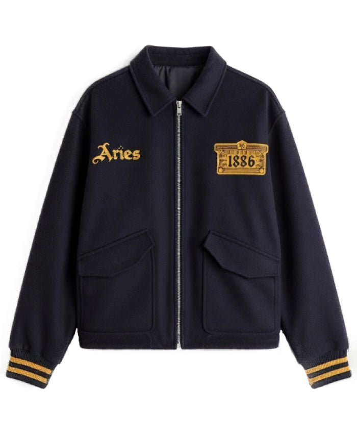 Arsenal x Aries Varsity Jacket
