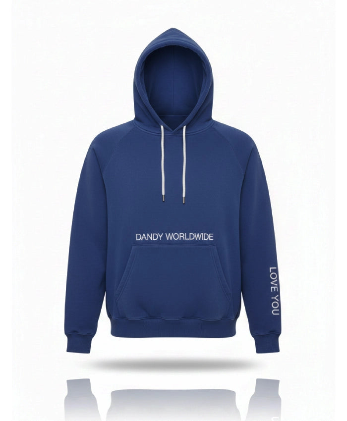 Blue Words of Affirmation Oversized Hoodie