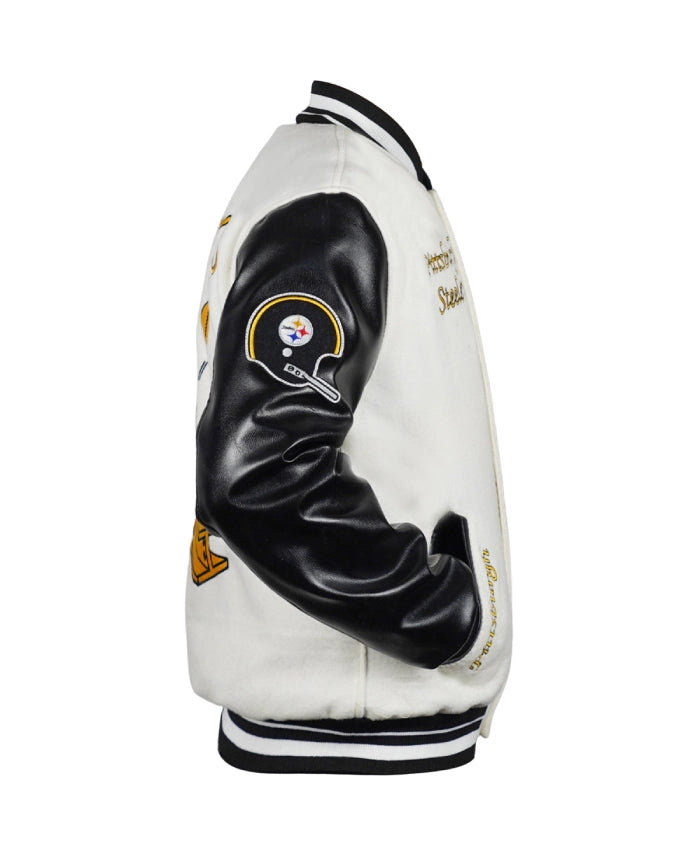 Classic Pittsburgh Steelers Retro Varsity Jacket