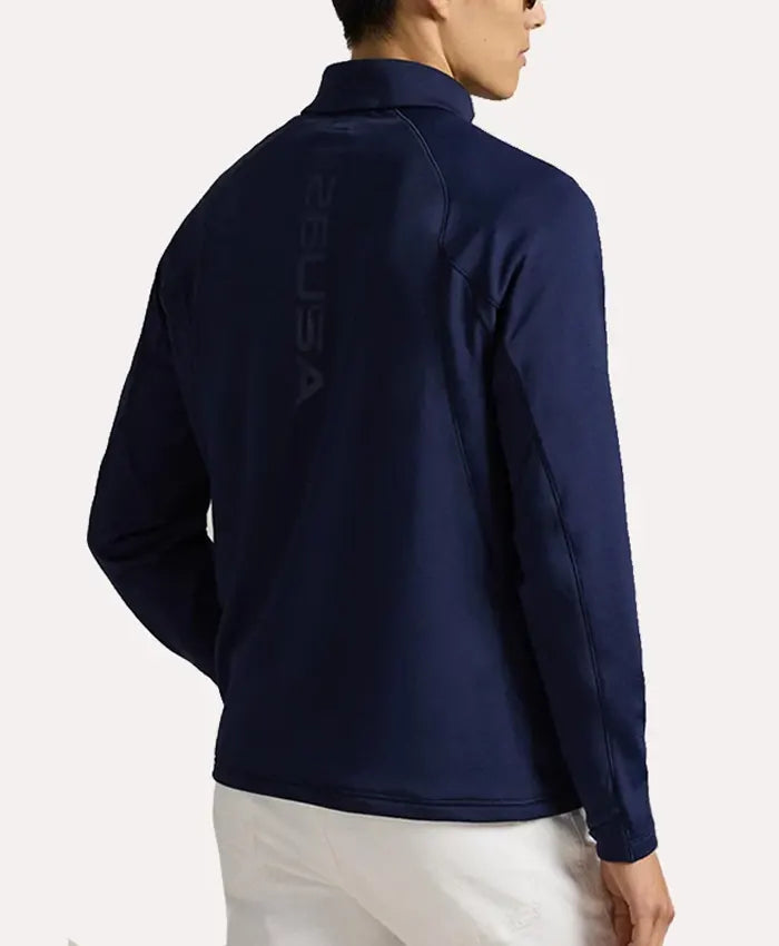Polo Ralph Lauren Team USA Quarter Zip Navy Pullover Jacket