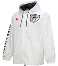 Raiders Coaches Full-Snap White Hoodie