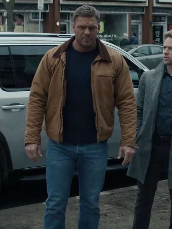 Alan Ritchson Reacher S02 Brown Jacket
