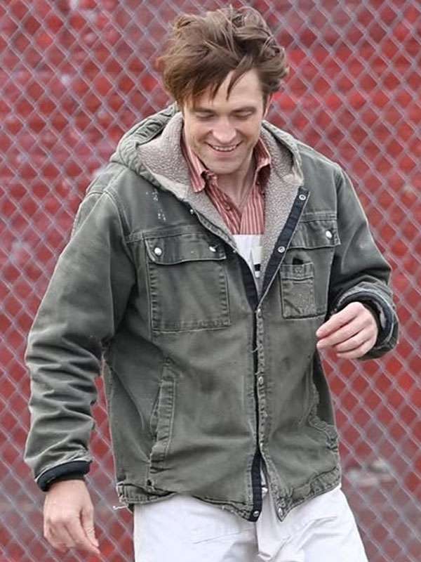 Robert Pattinson Here Comes the Flood Green Jacket