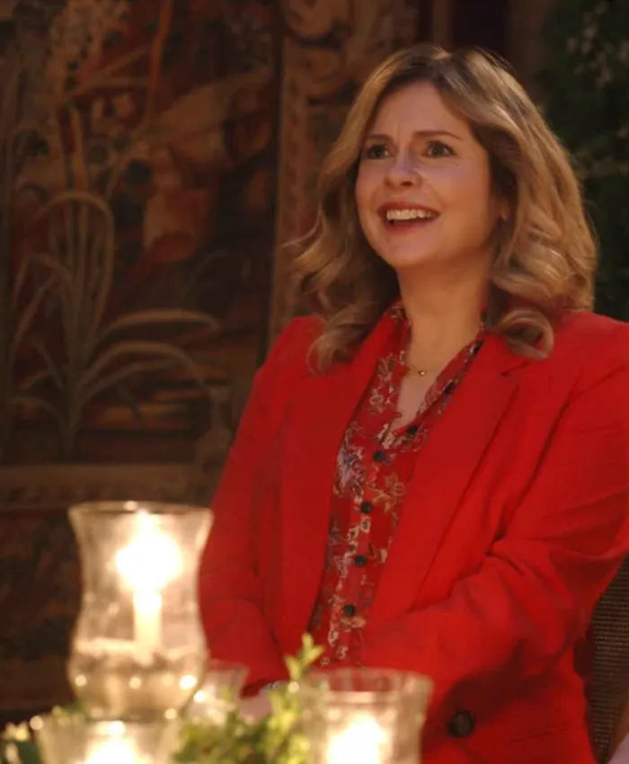 Rose McIver Ghosts S02 Red Blazer
