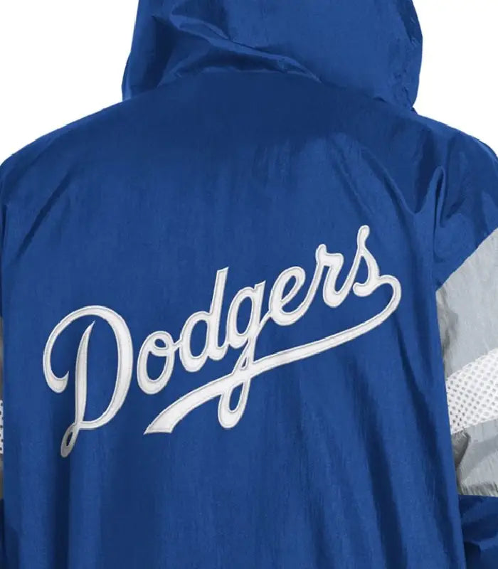 Royal/Gray LA Dodgers Legacy Lightweight Hooded Jacket