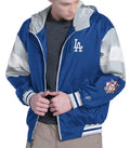 Royal/Gray LA Dodgers Legacy Lightweight Hooded Jacket