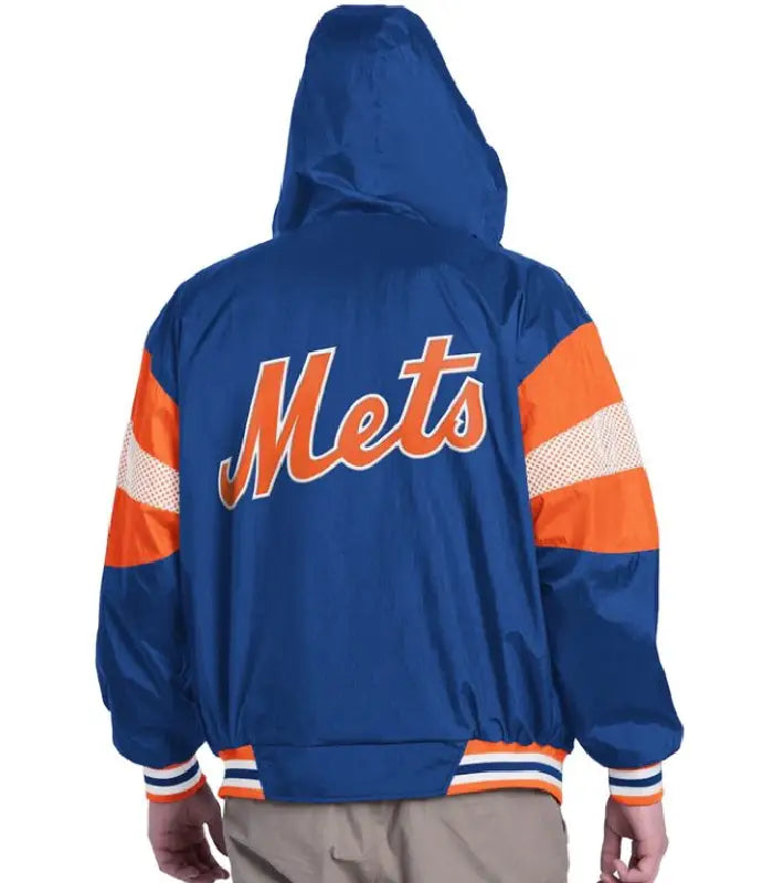 Royal/Orange NY Mets Legacy Lightweight Hooded Jacket