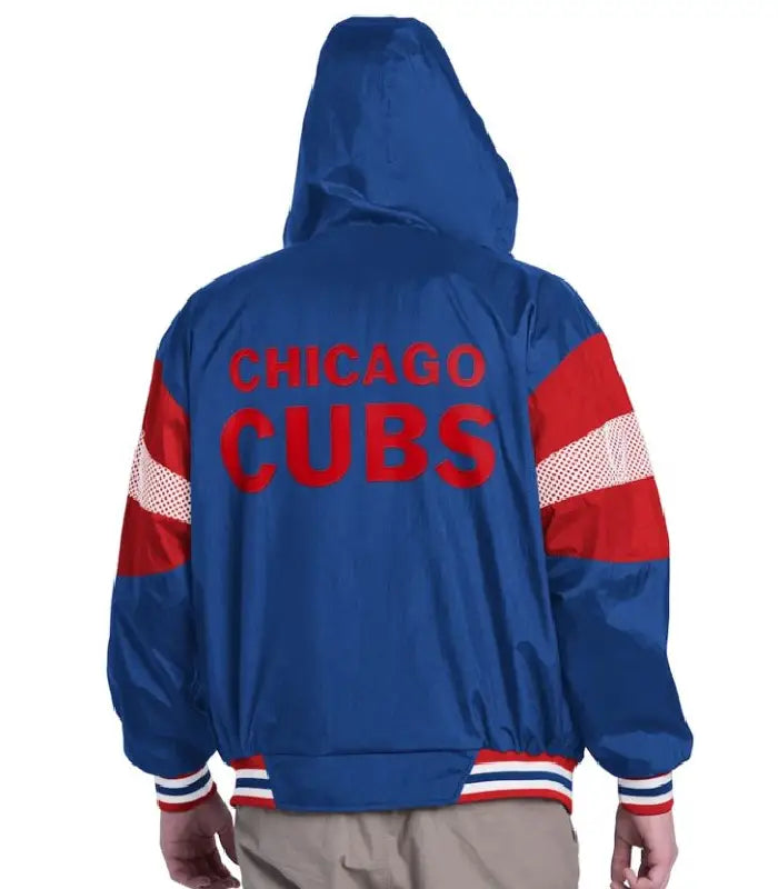 Royal/Red Chicago Cubs Legacy Lightweight Hooded Jacket