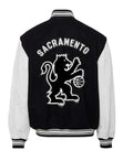 Sacramento Kings Wool and Leather Jacket