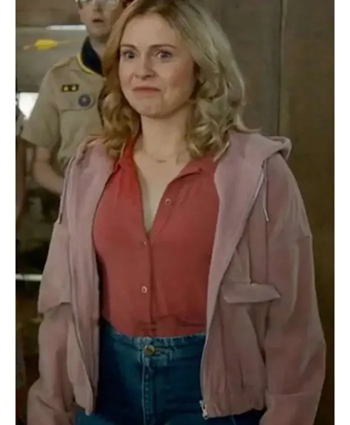 Ghosts S02 Rose McIver Pink Corduroy Jacket