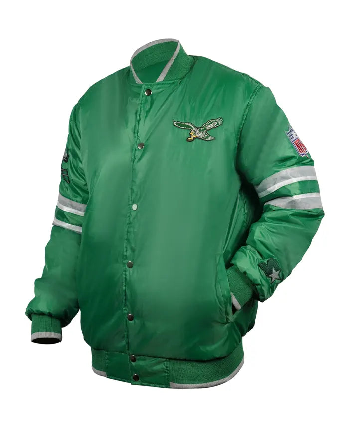Philadelphia Eagles Scout I Starter Green Varsity Jacket