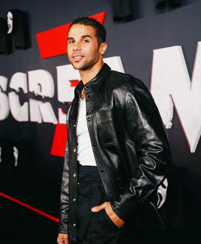 Scream 7 Premiere Mason Gooding Leather Jacket