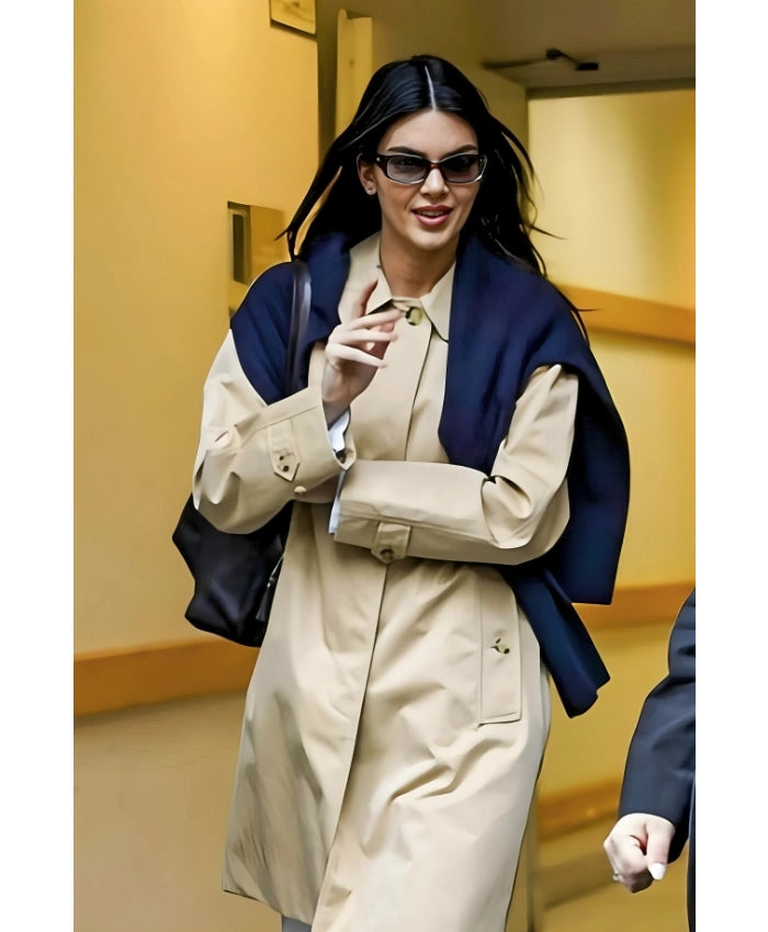 Kendall Jenner Milan 2026 Car Coat