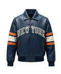 Kith X AVIREX Knicks Leather Jacket