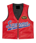 Supreme x Vanson Leathers Spider Web Vest
