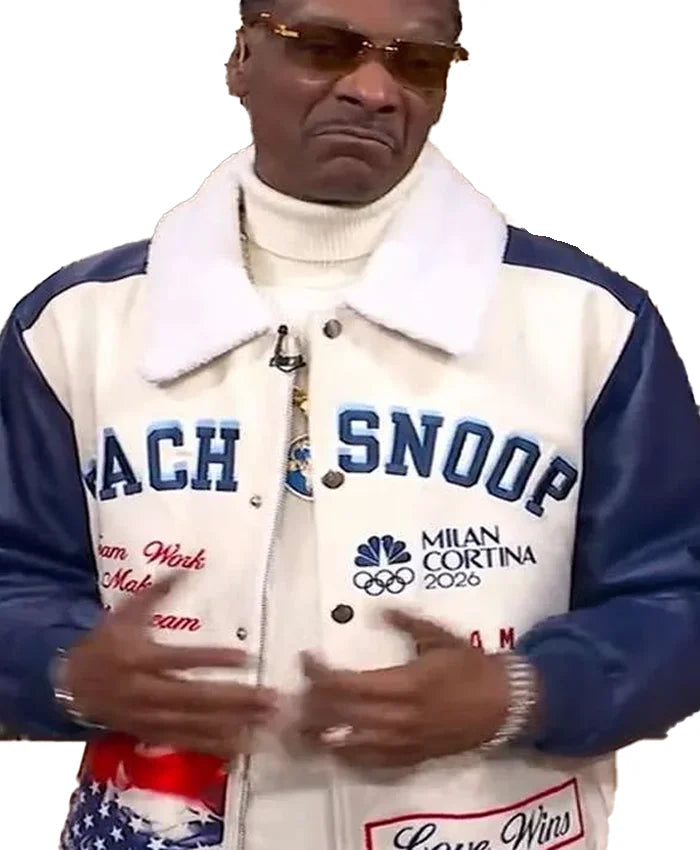 Snoop Dogg Team USA Coach Varsity Jacket