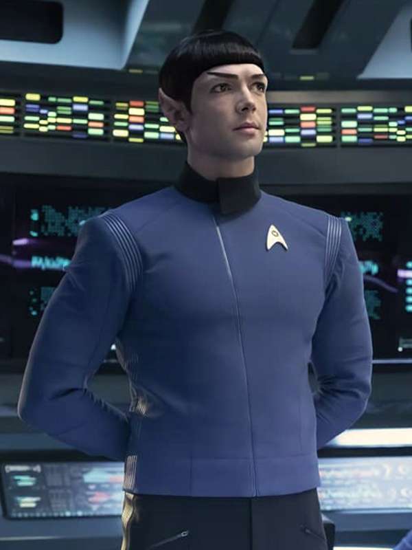 Spock Star Trek Strange New Worlds Blue Jacket