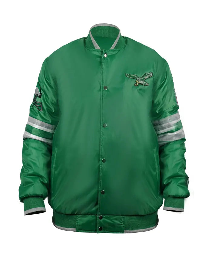Philadelphia Eagles Scout I Starter Green Varsity Jacket