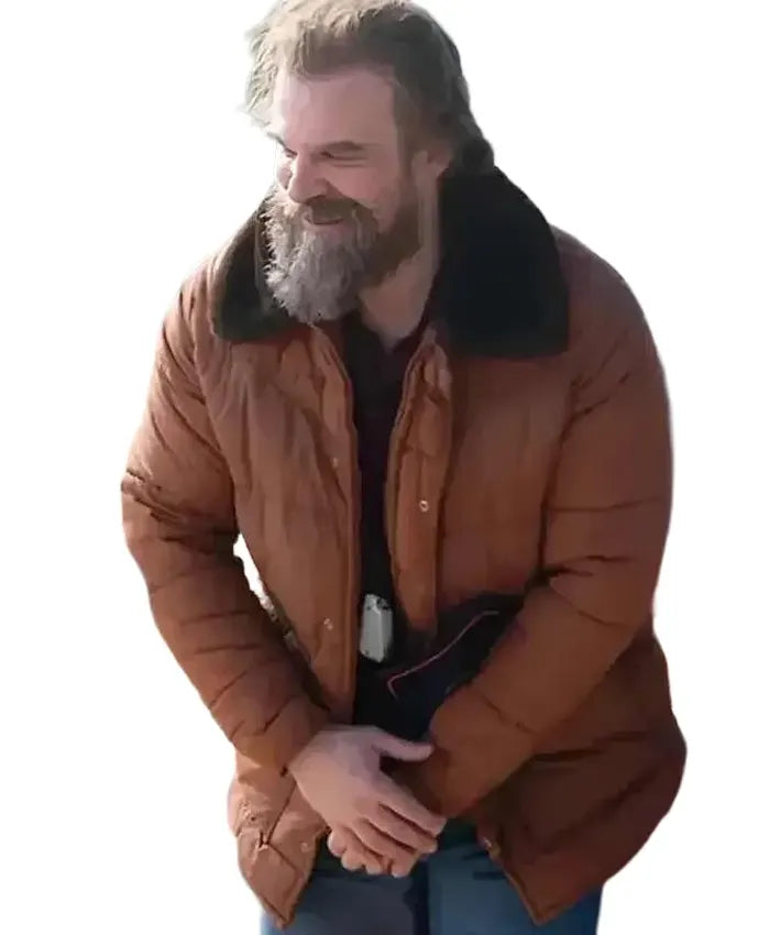 Stranger Things S05 David Harbour Puffer Jacket