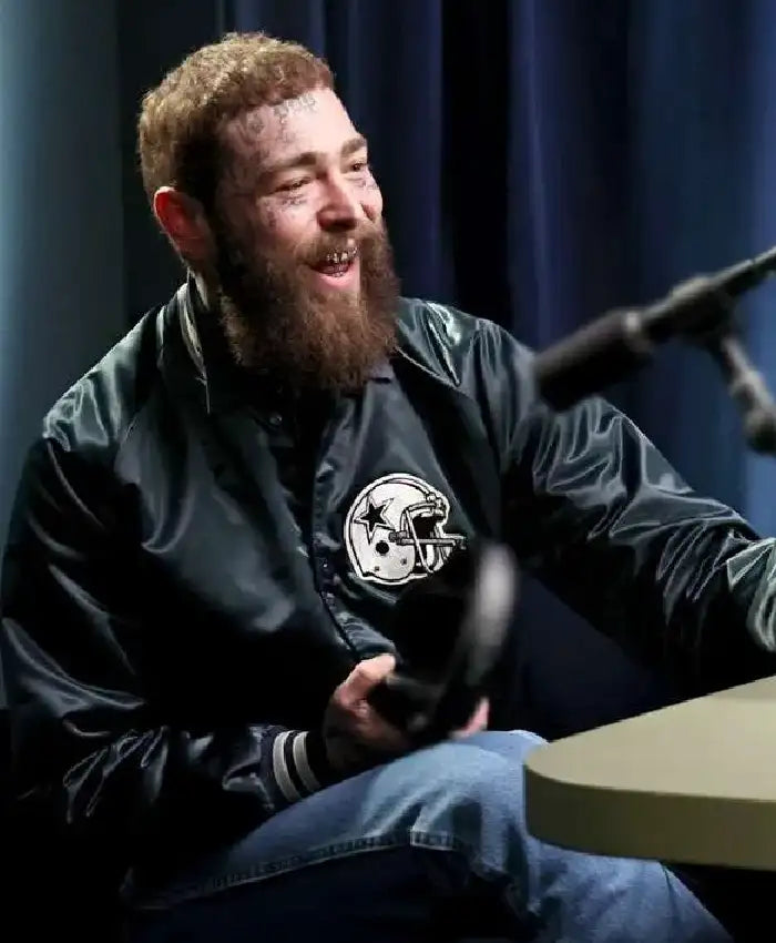 Super Bowl LVIII Post Malone Vintage Cowboys Bomber Jacket

