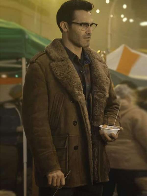 Superman and Lois Tyler Hoechlin Shearling Coat