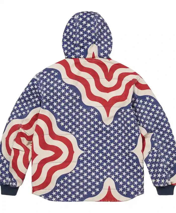 Supreme SS26 Flag Quilted Jacket