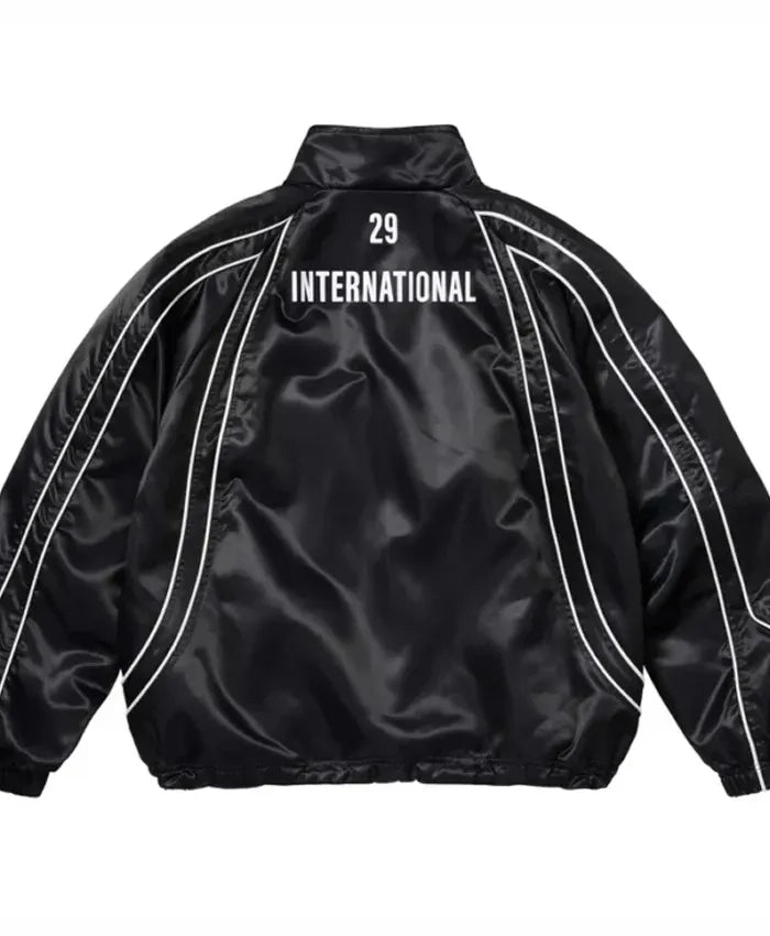 Supreme Satin-Trim Pullover Jacket