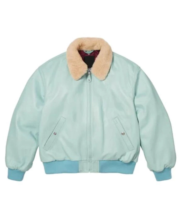 Supreme Schott Shearling Collar Bomber Jacket