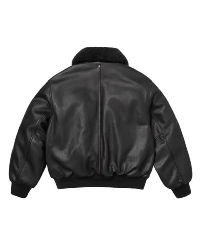 Supreme Schott Shearling Collar Bomber Jacket